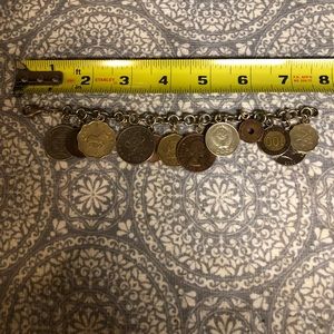 Bracelet with Coin Charms!